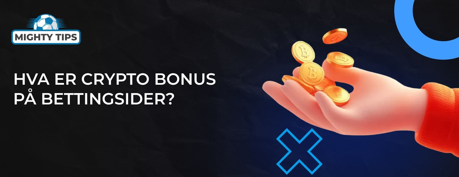 Grafikk for seksjonen Hva er crypto bonus på bettingsider?
