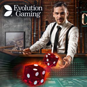 Live craps av Evolution Gaming-forhandler