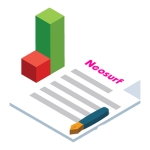 Dokument med informasjon om Neosurf og diagrammer