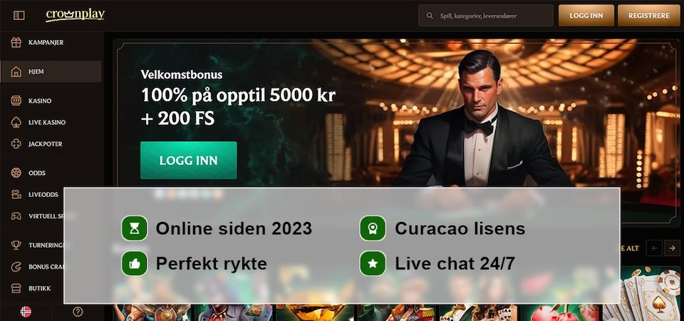 Omdømme av Crownplay casino poeng