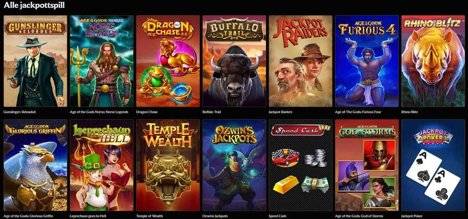 Crown Play Casino hovedside med jackpot