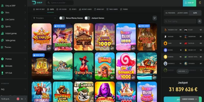 Et bilde for Drip Casino