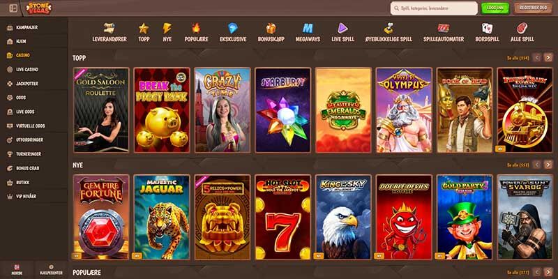 Et bilde for Stonebegas Casino