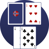 Spillkortkombinasjon tre og åtte