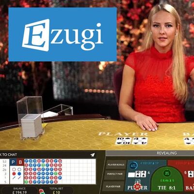 Live baccarat av Ezugi-forhandler