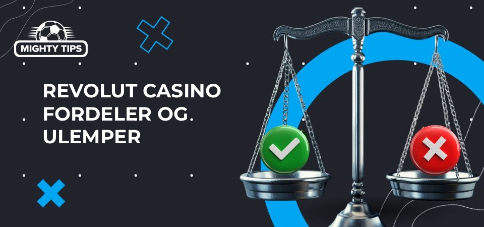 Revolut casino fordeler og ulemper illustrasjon