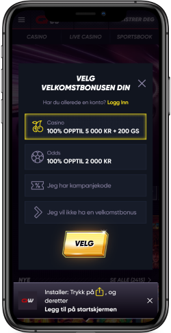  Slik registrerer du deg på Quickwin Mobil