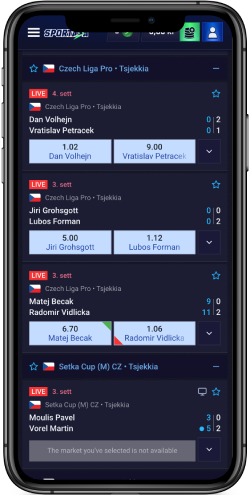 Sportaza mobil live betting